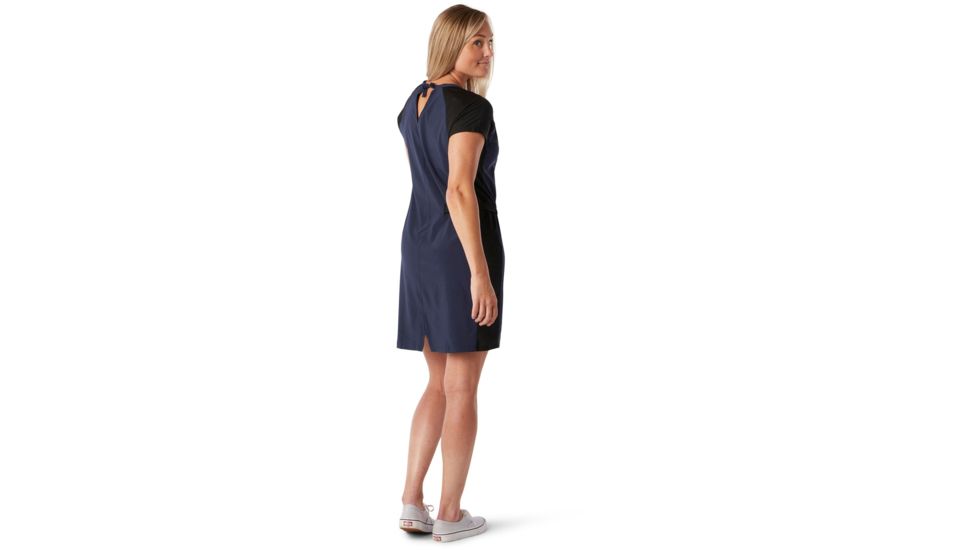 Smartwool Merino Sport Short Sleeve Dress - Womens, Deep Navy, Extra Large, SW016235092-XL