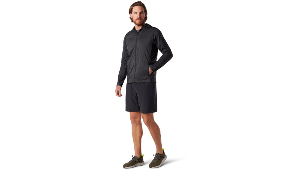 Smartwool Merino Sport Ultra Light Hoodie - Mens, Black, Small, SW000380001-S