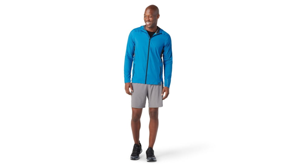 Smartwool Merino Sport Ultra Light Hoodie - Mens, Light Neptune Blue, Large, SW016561J44L