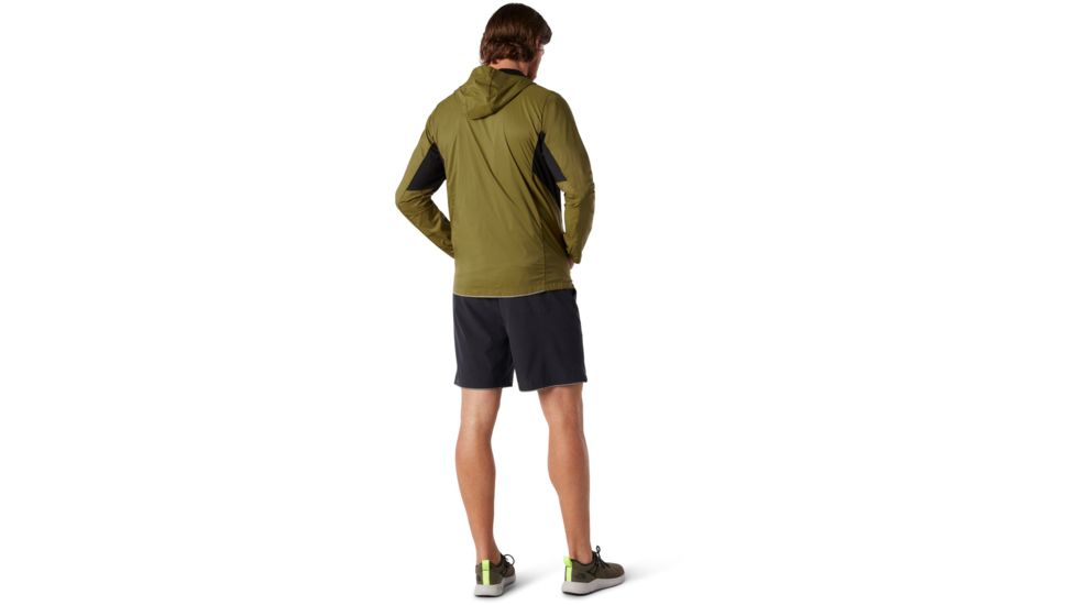 Smartwool Merino Sport Ultra Light Hoodie - Mens, Military Olive, Small, SW000380D11-S