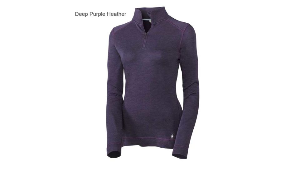 Smartwool Midweight Zip T Long Sleeve - Women's - Natural Heather S