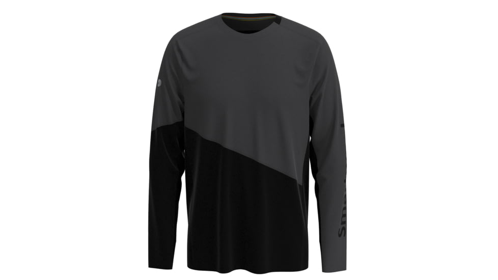 Smartwool Mountain Bike Long Sleeve Jersey - Mens, Black, Medium, SW0169640011-001 BLACK-M