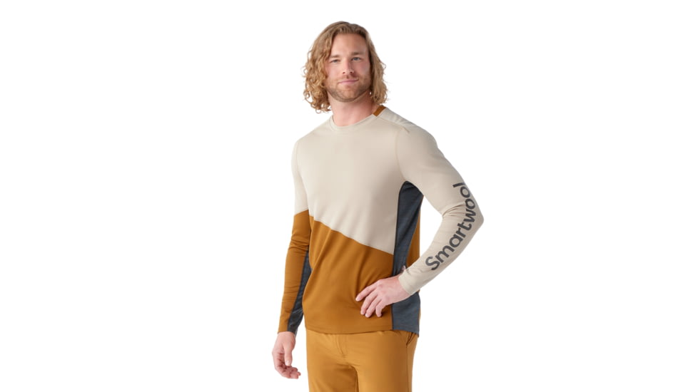 Smartwool Mountain Bike Long Sleeve Jersey - Mens, Fox Brown, Small, SW016964L401N-S