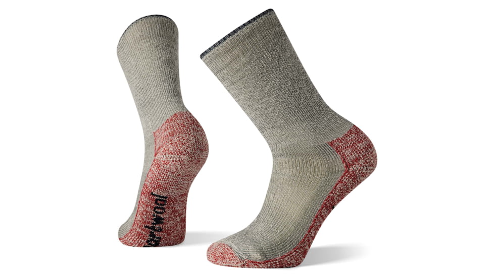 Smartwool Mountaineer Classic Edition Maximum Cushion Crew Socks, Charcoal, 2XL, SW0133000031XXL000