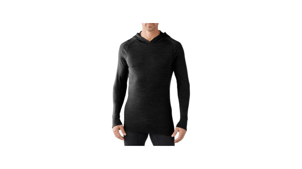 Smartwool NTS 250 Hoody - Mens, Charcoal Heather, 2XL, SW016118010XXL