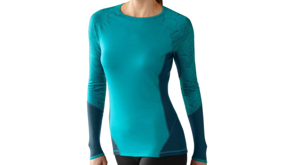 Smartwool NTS Light 195 Crew - Women's-Printed Capri-X-Small