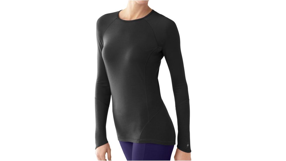 Smartwool NTS Light 195 Crew - Womens-Black-Medium