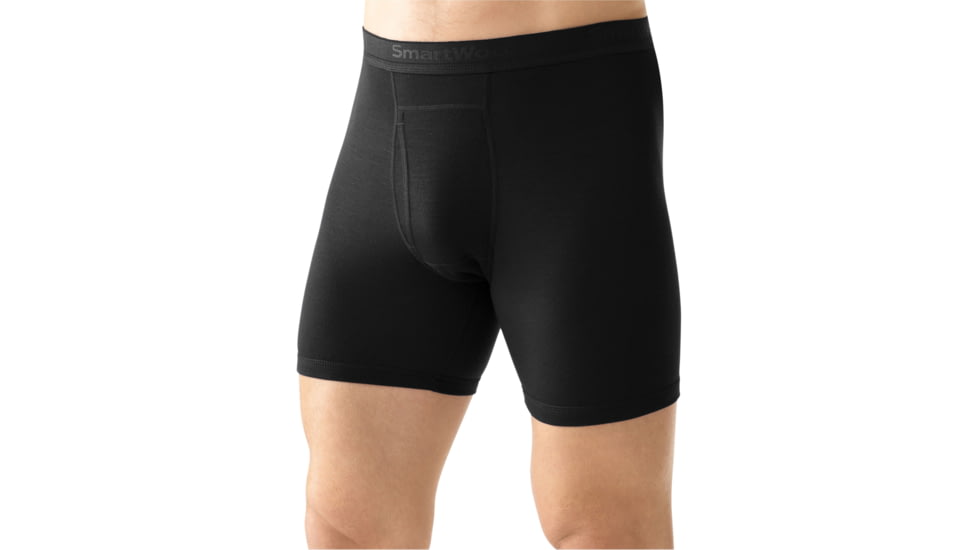 Smartwool NTS Micro 150 Boxer Brief - Men's-Black-Medium