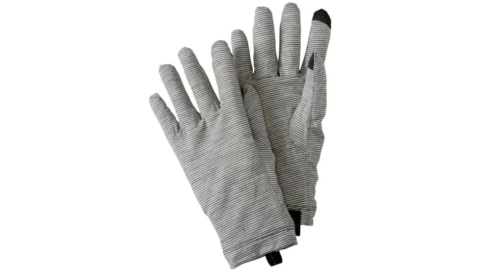 Smartwool NTS Micro 150 Glove-Pattern Silver Gray Heather-Large