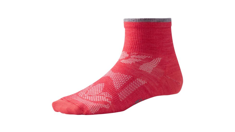 Smartwool Outdoor Sport Ultra Light Mini Sock - Women's-Hibiscus-Large