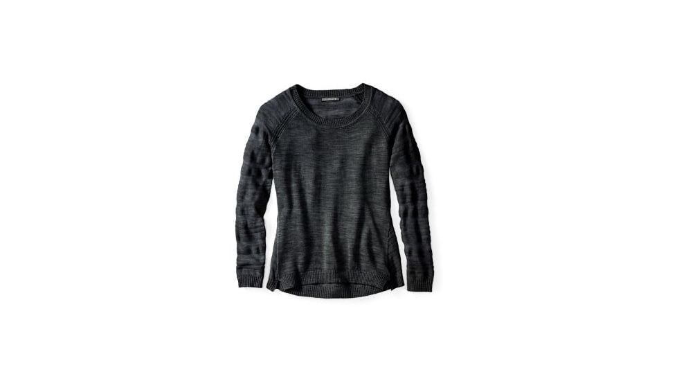 Smartwool Palisade Trail Striped Crew Layer - Womens, Charcoal Heather, Extra Small, SW010013010XS