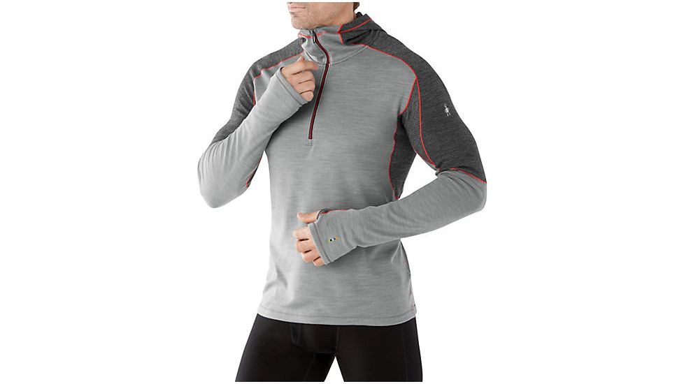 Smartwool PhD Light Hoody, Light Gray, Medium, SW014028039M