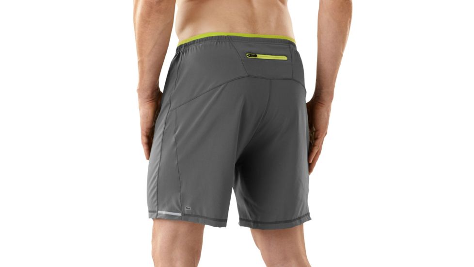 Smartwool PhD Long Run Short - Men's-Graphite-Small