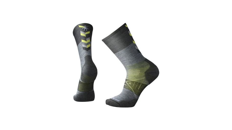 Smartwool PhD Nordic Light Elite Pattern Sock - Men's, Black, Medium SW001093001-M