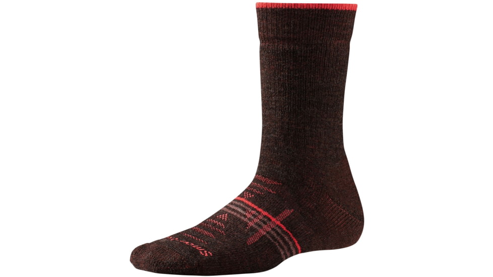 Smartwool PhD Outdoor Heavy Crew Sock - Women's-Chestnut-Small