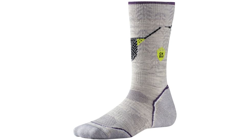 Smartwool Phd Outdoor Light Crew Charley Harper Sock - Women's-Ash-Medium