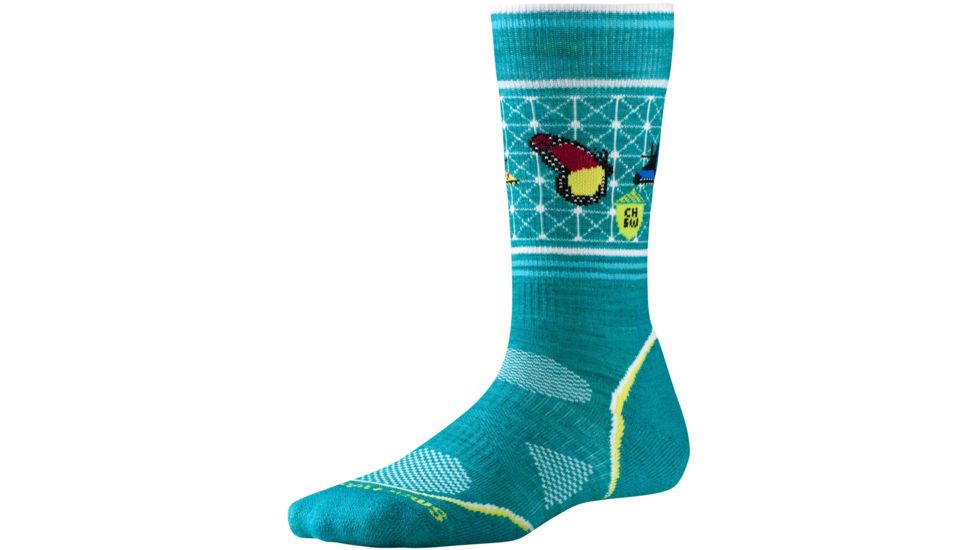 Smartwool Phd Outdoor Light Crew Charley Harper Sock - Women's-Capri-Medium