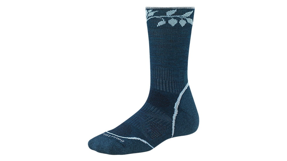 Smartwool PhD Outdoor Light Crew Sock Clearance - Women's-Deep Sea-Large