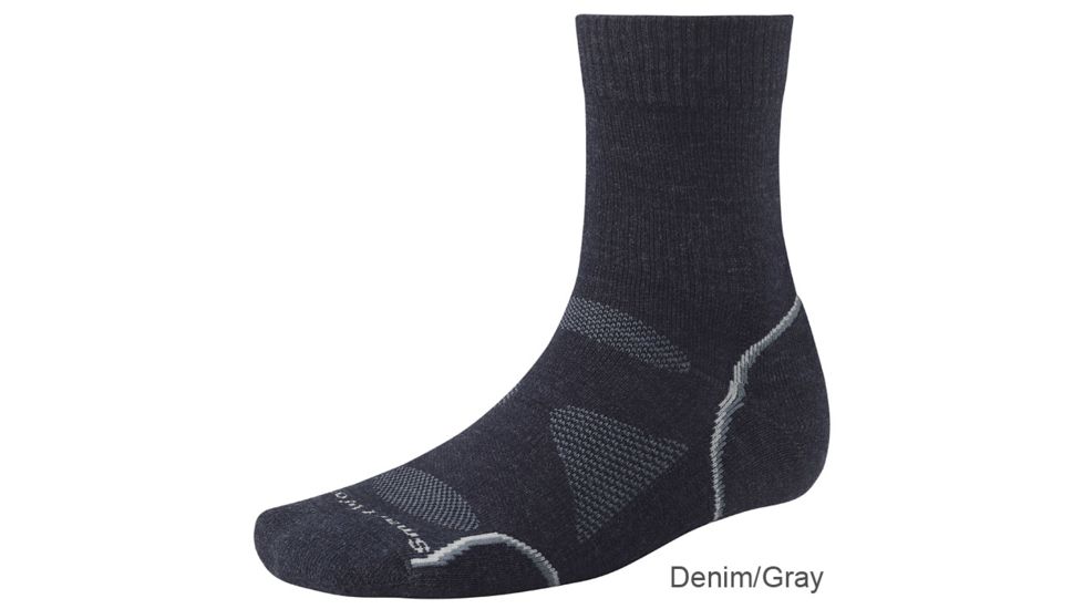 Smartwool PhD Outdoor Light Crew Sock - Denim/Gray LClearance