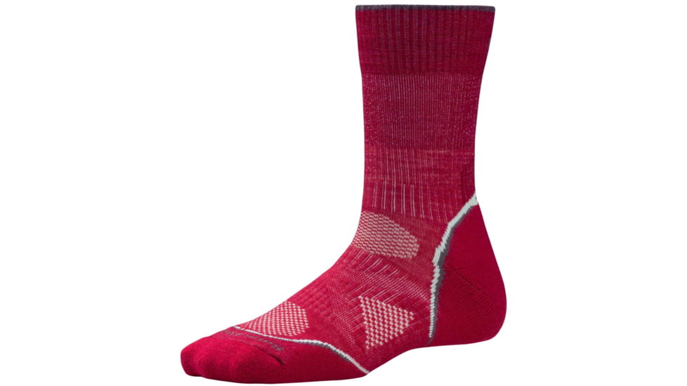 Smartwool PhD Outdoor Light Crew Sock - Women's-Persian Red-Small