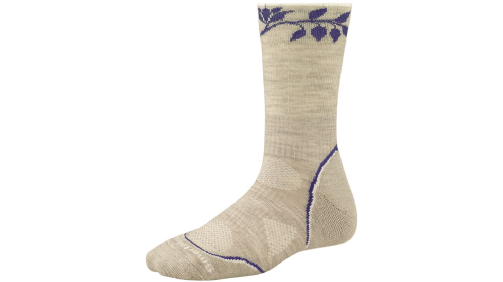PhD Outdoor Light Crew Sock - Womens-Oatmeal Heather-Large