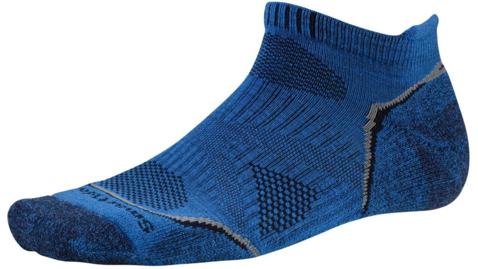 Smartwool PhD Outdoor Light Micro Sock - Men's-Bright Blue-Large