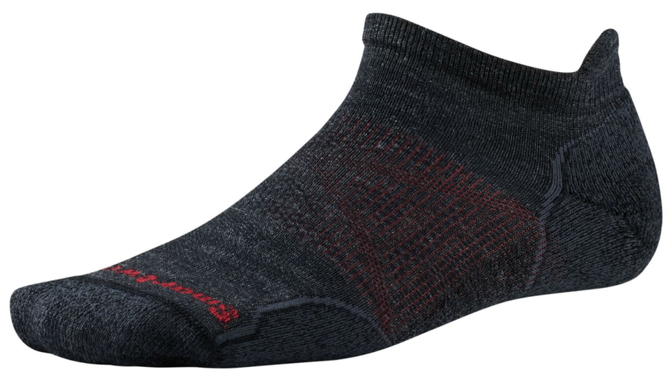 Smartwool PhD Outdoor Light Micro Sock - Men's-Charcoal-Large