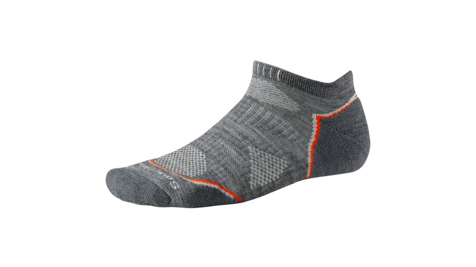 Smartwool PhD Outdoor Light Micro Sock - Men's-X-Large-Medium Grey