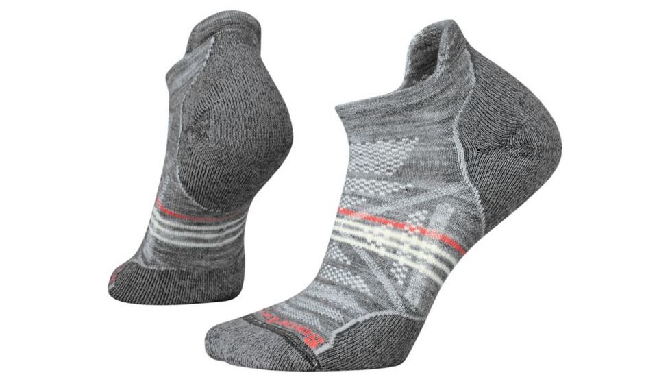 Smartwool PhD Outdoor Light Micro Sock - Women's-Light Gray-Small