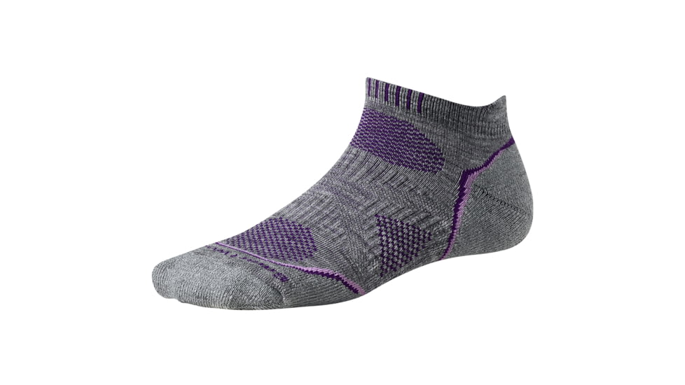 Smartwool PhD Outdoor Light Micro Sock - Women's-Large-Light Gray