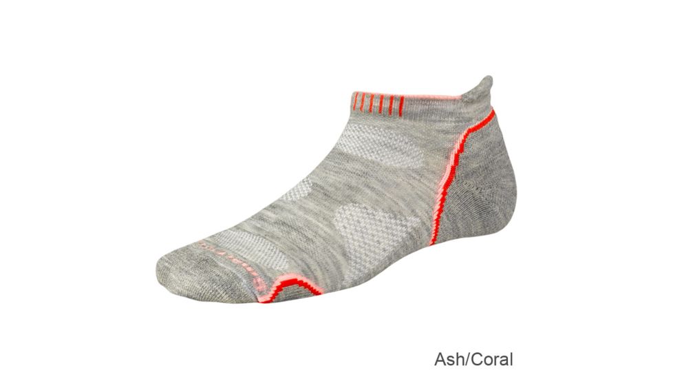 Smartwool PhD Outdoor Light Micro Sock - Women's - Ash/Coral L