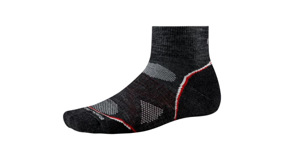 Smartwool PhD Outdoor Light Mini Sock - Men's-Medium-Charcoal