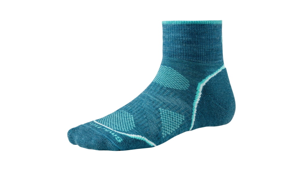 Smartwool PhD Outdoor Light Mini Sock - Women's-Medium-Aegean Blue