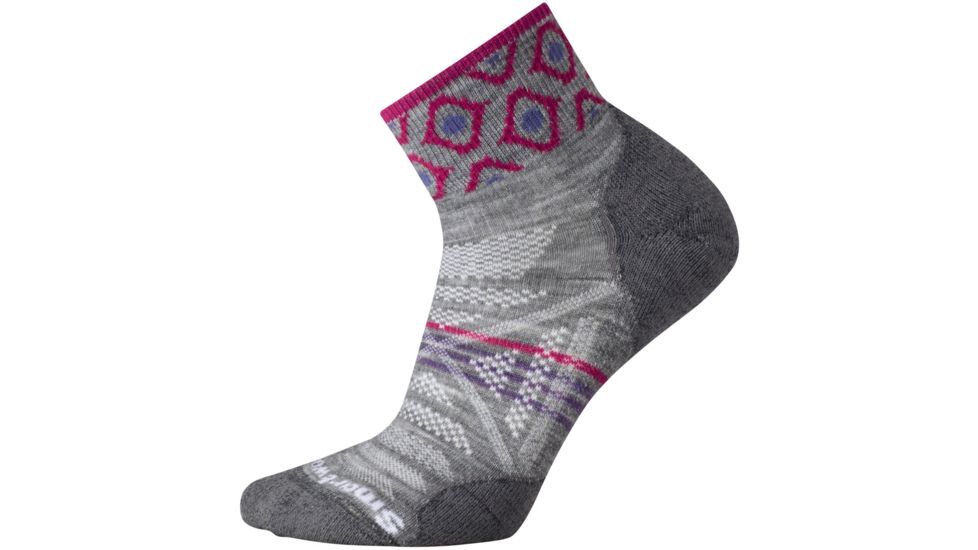 Smartwool PhD Outdoor Light Mini Sock - Women's-Light Gray-Medium