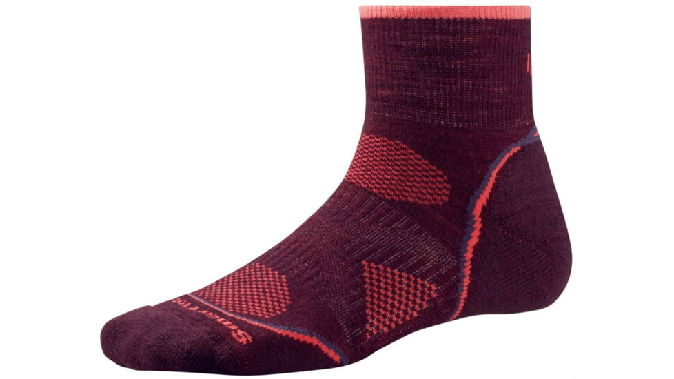 PhD Outdoor Light Mini Sock - Womens-Aubergine-Small