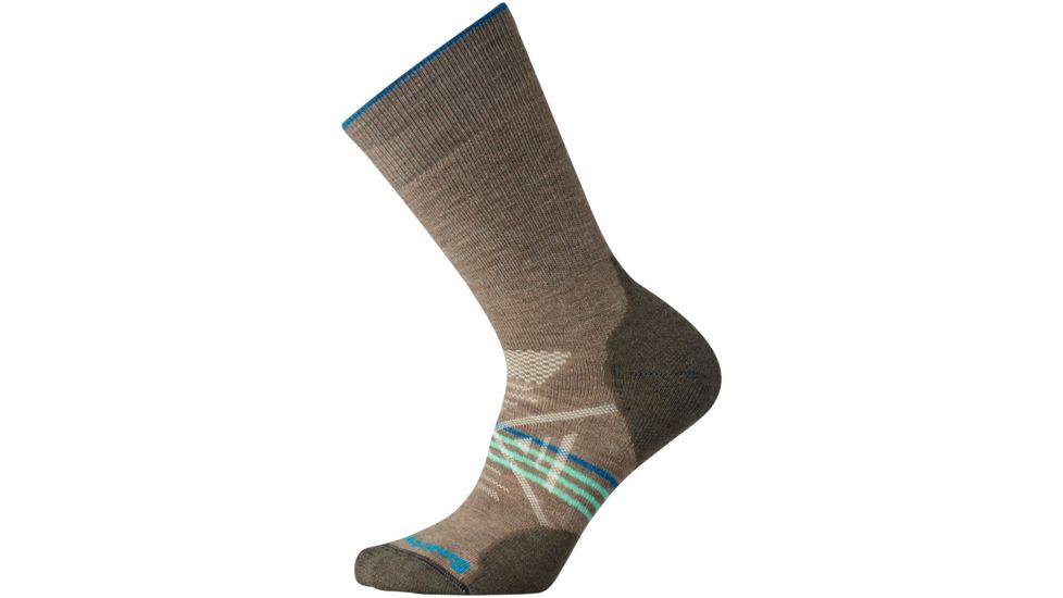 Smartwool PhD Outdoor Medium Crew Sock - Women's-Fossil-Small