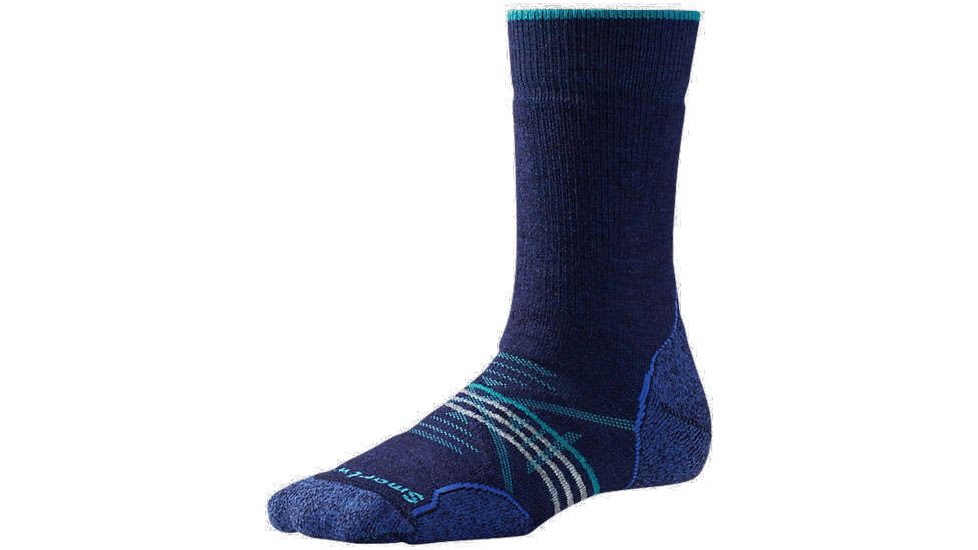 Smartwool PhD Outdoor Medium Crew Sock - Women's-Ink-Medium