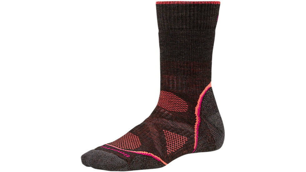 PhD Outdoor Medium Crew Sock - Womens-Chestnut Brown-Small