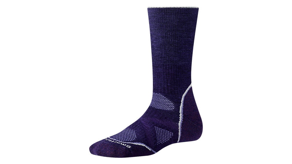 Smartwool PhD Outdoor Medium Crew Sock - Women's-Imperial Purple-Large