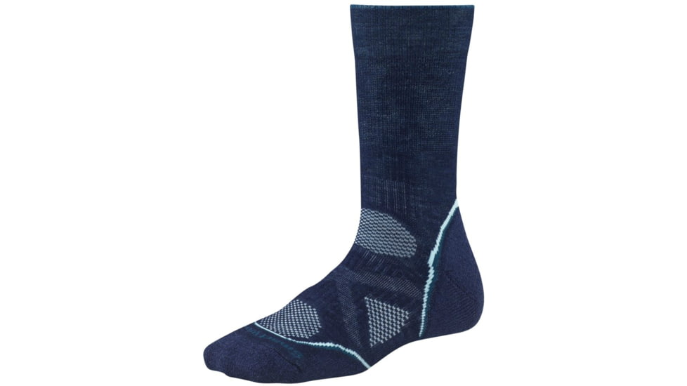 Smartwool PhD Outdoor Medium Crew Sock - Women's-Navy-Medium