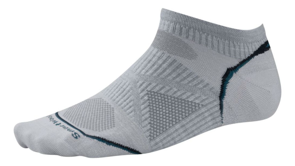 Smartwool PhD Outdoor Ultra Light Micro Sock - Men's-Ash Heather-X-Large