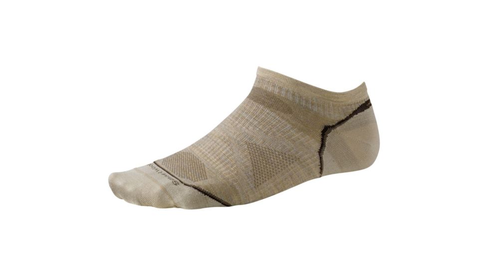 Smartwool PhD Outdoor Ultra Light Micro Sock - Men's-Oatmeal-Large