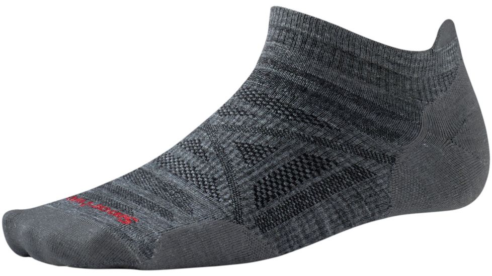 Smartwool PhD Outdoor Ultra Light Micro Sock - Mens-Medium Gray-Medium