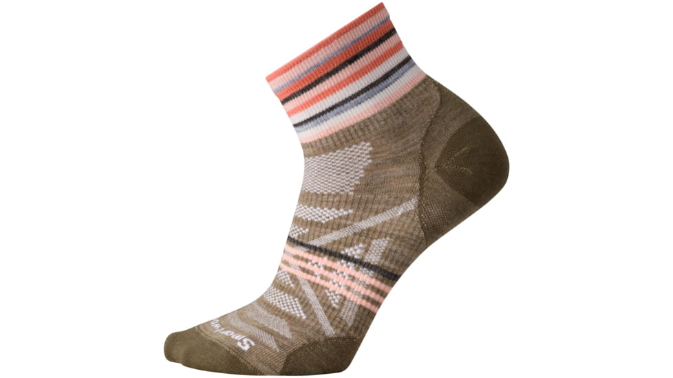Smartwool PhD Outdoor Ultra Light Mini Sock - Women's-Fossil-Medium