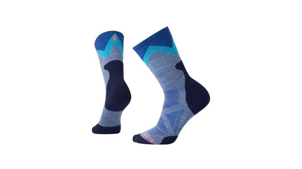 Smartwool PhD Pro Approach Light Elite Crew Sock - Women's, Blue Steel, Medium SW001100474-M