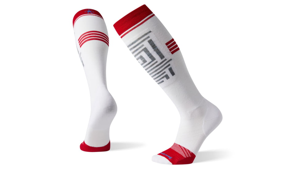 Smartwool PhD Pro Freeski Socks, White, Medium, SW001286122-M