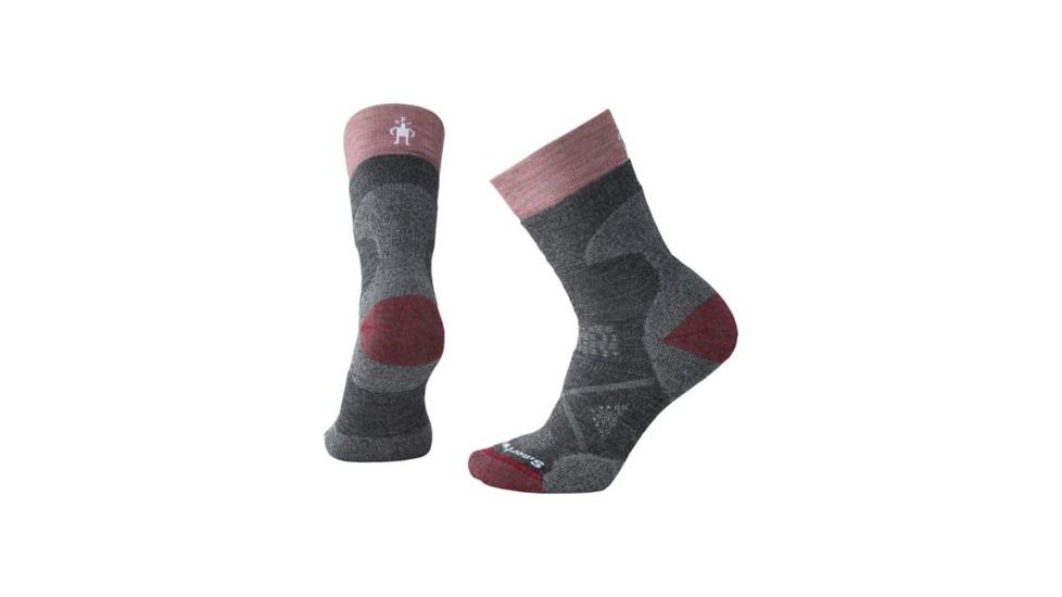 Smartwool PhD Pro Medium Crew Sock - Women's, Medium Gray, Small SW001012052-S