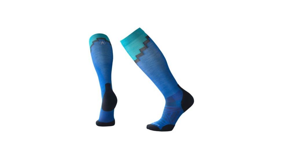 Smartwool PhD Pro Mountaineer Sock - Men's, Bright Blue, Medium SW001095378-M
