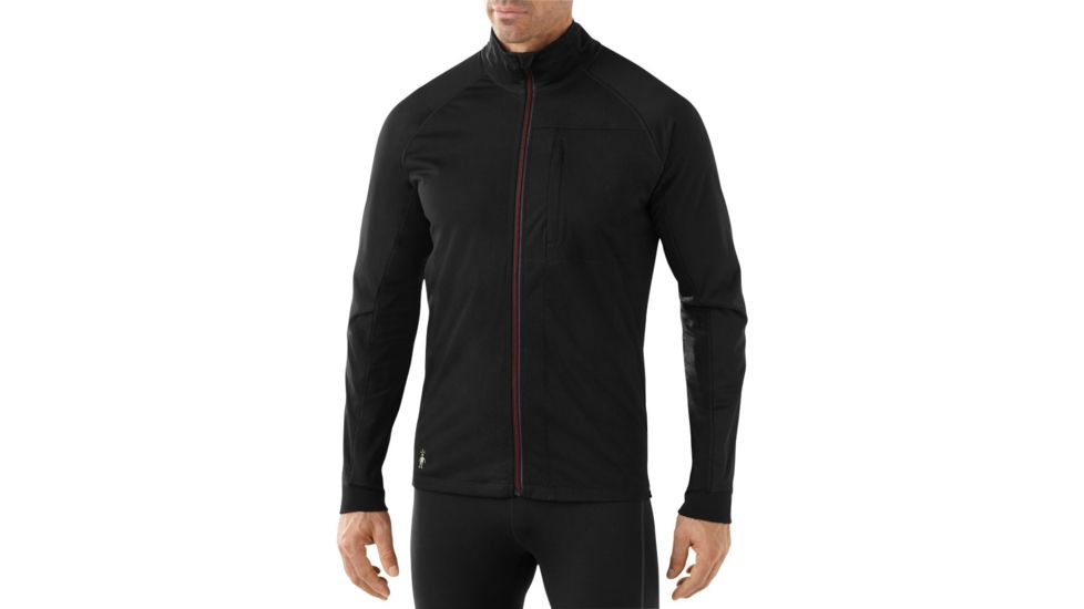 Smartwool PhD Run Divide Jacket - Men's-Black-Large