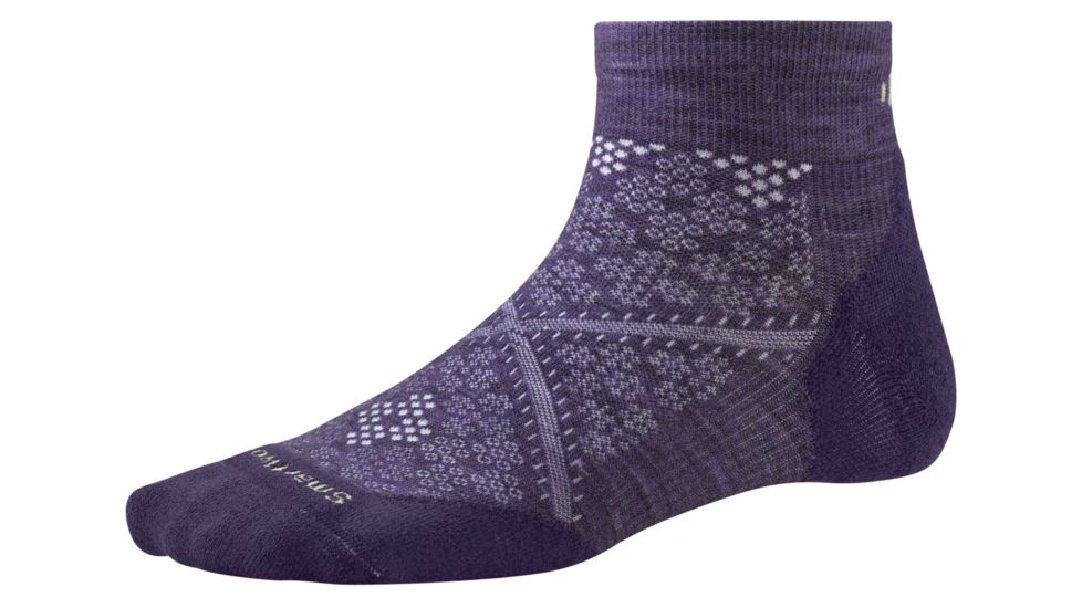 Smartwool PhD Run Light Elite Low Cut Sock - Womens-Desert Purple-Large